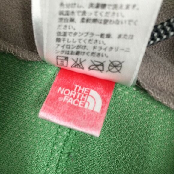 The North Face Fleece Windwall Jacket XS Mint Green Full Zip Windproof Coat - Picture 9 of 12